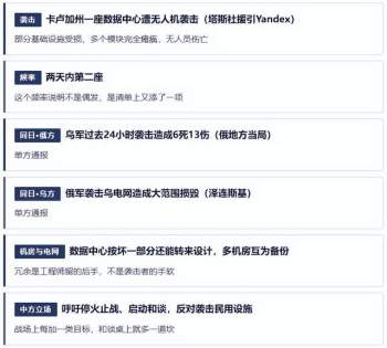 俄方称打击乌数据中心，俄Yandex数据中心再次遭袭 目标转向网络基础设施