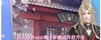 点点穿书app如何开启青少年模式