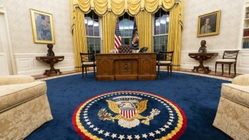 Inside look of Biden's newly decorated Oval Office
