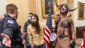 Jan. 6 rioter who carried spear, wore horns, draws 41 months