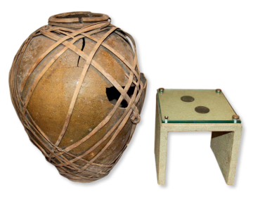 四渡赤水纪念馆里为何展出一个篾条补好的破陶罐和两个铜板？