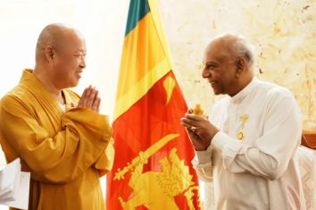 斯里兰卡总理会见南海佛教圆桌会中方代表