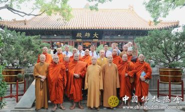缅甸佛教代表团拜访中国佛教协会