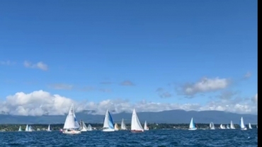 欧洲最大规模湖上帆船赛在日内瓦拉开序幕