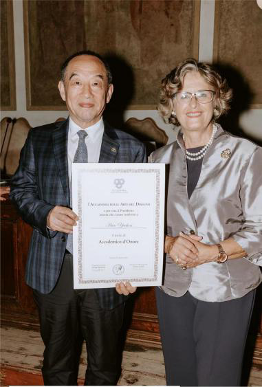 韩玉臣被意大利艺术研究院授予荣誉院士