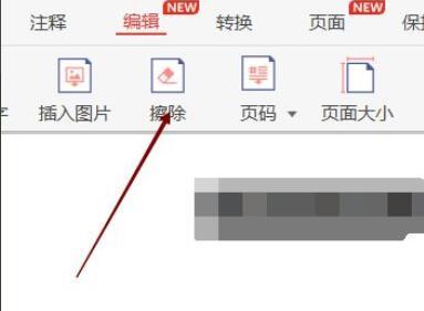 极光PDF阅读器文字怎么擦除