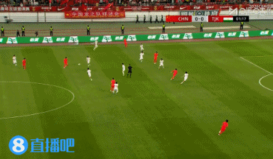 半场战报：U23国足2比0塔吉克斯坦 木塔力甫闪击张瑷晖头球建功