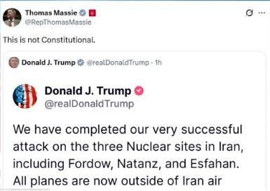 特朗普和MAGA阵营代表隔空吵架：梅西不属于MAGA阵营，MAGA不想要他