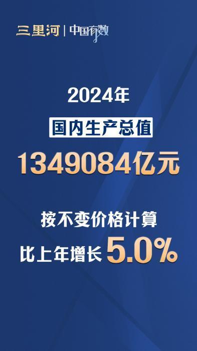 2024年我國(guó)GDP同比增長(zhǎng)5%