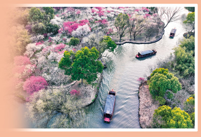 浙江省杭州市西溪湿地国家公园的冬日美景。　　唐方校摄（人民视觉）