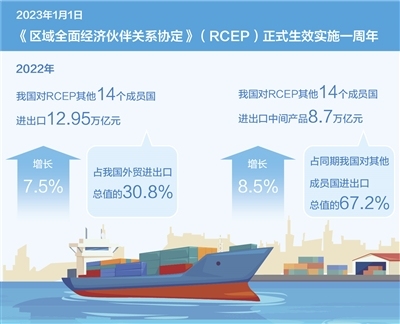 生效一周年，RCEP助力全球贸易投资增长
