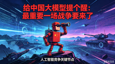 给中国大模型提个醒：最重要一场战争要来了
