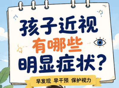 孩子视力下降前，往往先有这几个表现！千万别忽略