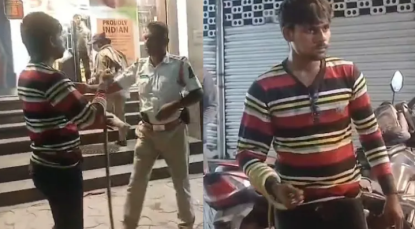 印男子被拦下掏出蛇威胁警察