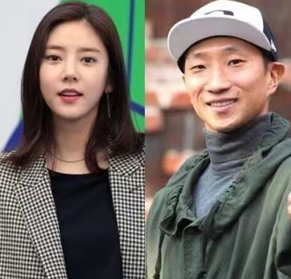 韩国女星孙淡妃与速滑名将李圭赫甜蜜恋爱