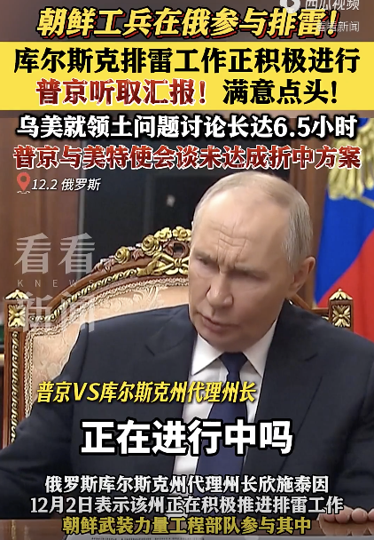 朝鲜参与俄罗斯排雷工作！