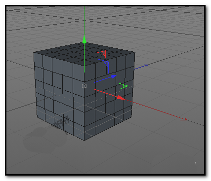 c4d立方体制作倒角