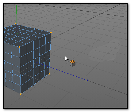 c4d立方体制作倒角