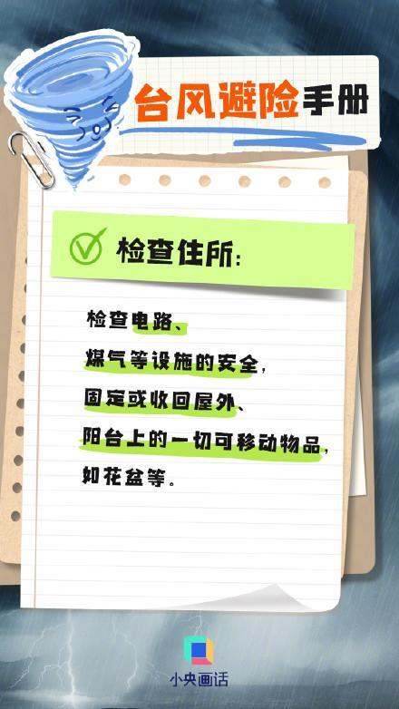 台风来了要注意啥？一组图看懂 安全知识必转发