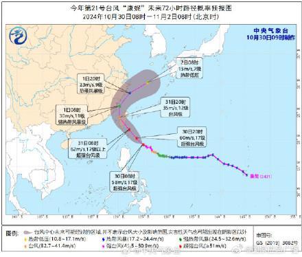 17级！30日“康妮”升级为超强台风