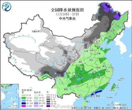 寒潮横扫 这些地方有暴雪 大风降温与降雪齐至