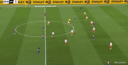 巴萨3比1马竞 逆转领跑西甲