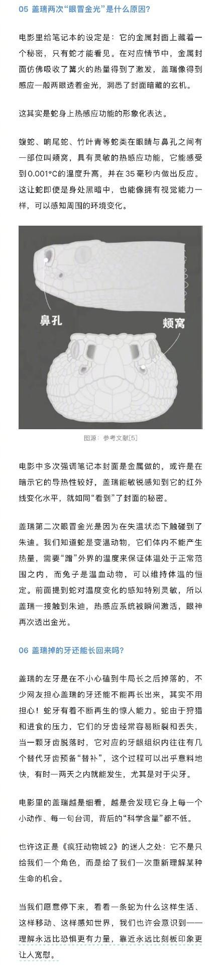 《疯狂动物城2》火了 蛇真的没肩膀吗 治愈系盖瑞蛇引发热议