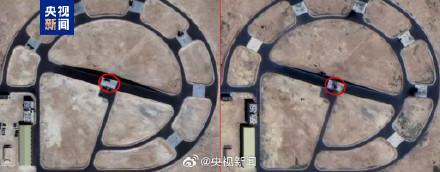 美军基地遭袭前后对比照 伊朗公布证据