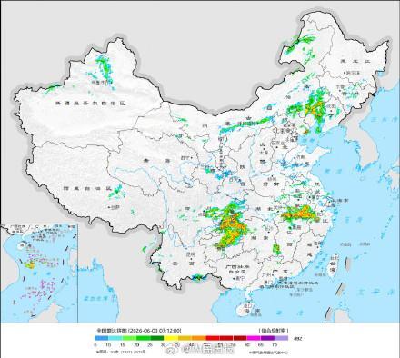 12省区市将迎大到暴雨 局地有大暴雨