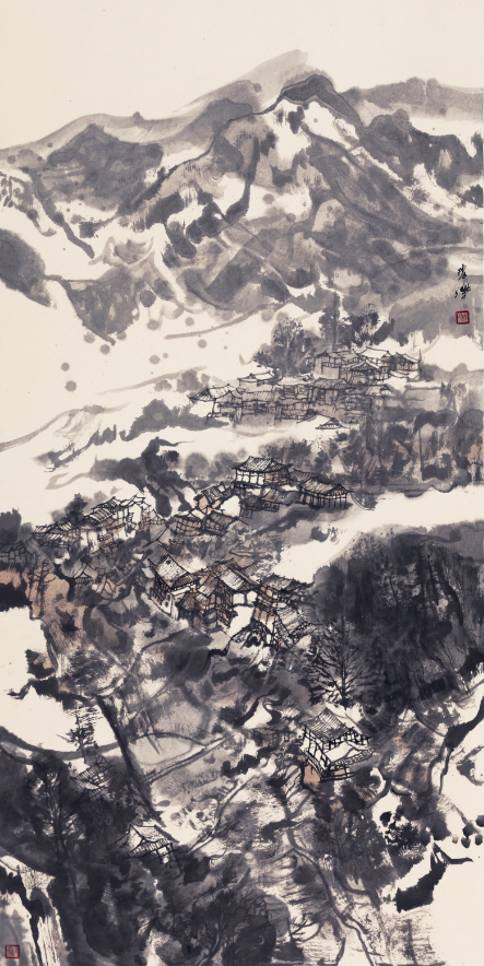 【DeepSeek谈艺】谌宏微 | 空灵超逸的山水画境