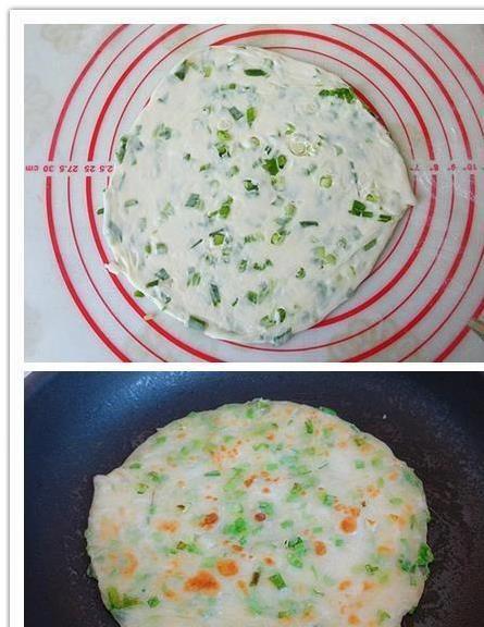 家常葱油饼超简单做法，外酥里软香喷喷，3分钟学会全家抢着吃