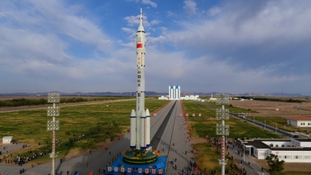 Chinas Raumschiff Shenzhou-13 ist startbereit