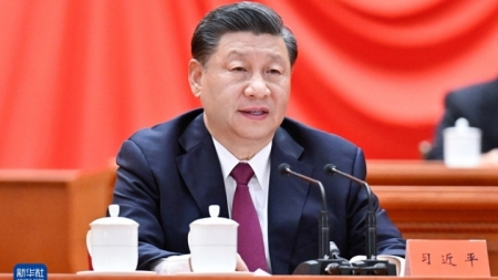 Xi Jinping hält eine wichtige Rede auf der Abschluss- und Ehrungszeremonie der Olympischen und Paralympischen Winterspiele in Beijing