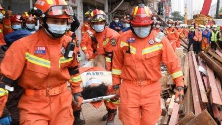 Neun Personen wegen Gebäudeeinsturz in Changsha festgenommen