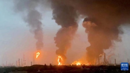 Brand in Shanghaier Petrochemieanlage forderte ein Todesopfer