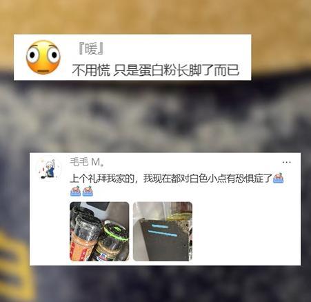 女子冲奶粉发现密密麻麻的粉螨蠕动 引发网友热议
