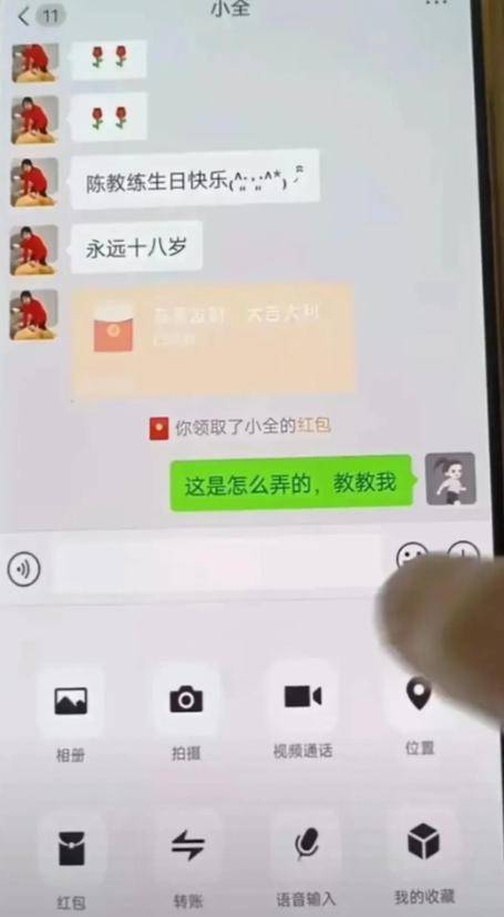 全红婵发红包给陈若琳庆生，暴露小孩子天性 0.01元的师徒情深