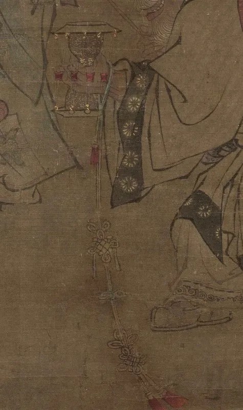 宋佚名《大傩图》局部，故宫博物院藏