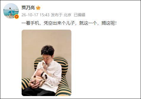 贾乃亮否认有儿子 匿名爆料引发全网猜测