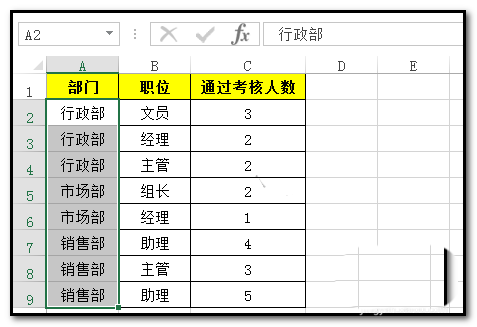 excel表格中相同内容的单元格怎么合并