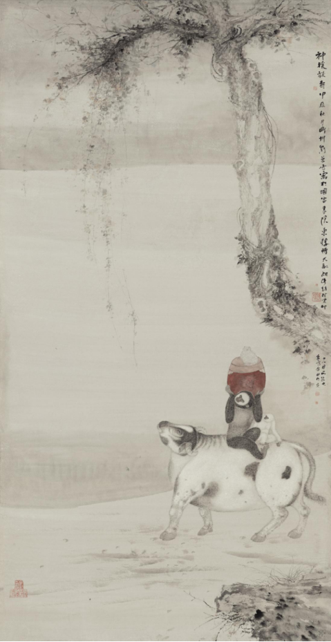 “向往经典－-刘万鸣书画艺术展”在西安陕西省美术博物馆举办