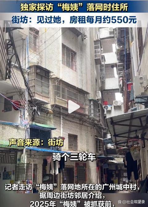 梅姨落网前影像被曝光 街坊：非常像 隐藏市井多年
