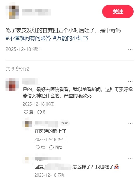 “清明蔗毒过蛇”是真的吗 霉变甘蔗需警惕