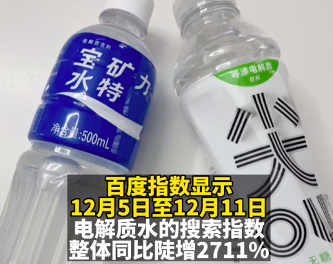 专家提醒别拿电解质水当水喝
