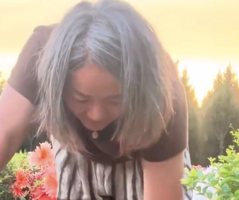 34岁妈妈满头白发亲吻去世宝宝墓碑：妈妈在呢