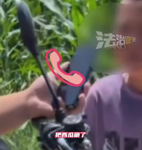 熊孩子砸西瓜被逮找家长全哭惨了 管理者：我没吵他自己就哭了