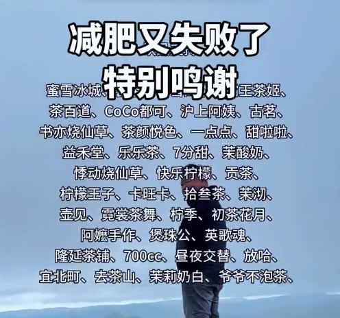 减肥失败的特别鸣谢！