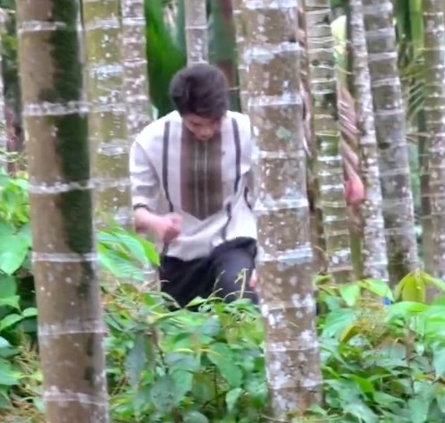 《南部档案》丁禹兮被满山的野人追路透 为这场戏提前半个月练越野跑