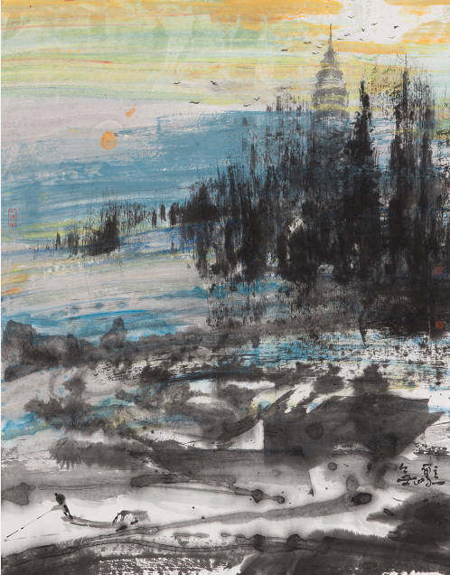 无限疆山入梦来著名画家吴建军笔下的寂寞与激情