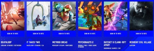 TGA 2021年度游戏颁奖典礼获奖名单汇总